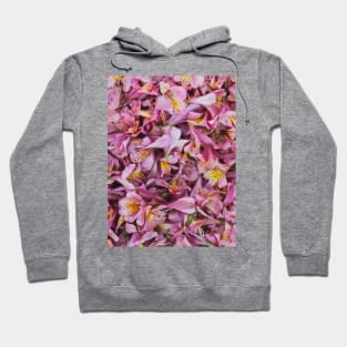 Pink Yellow and White Petals Hoodie